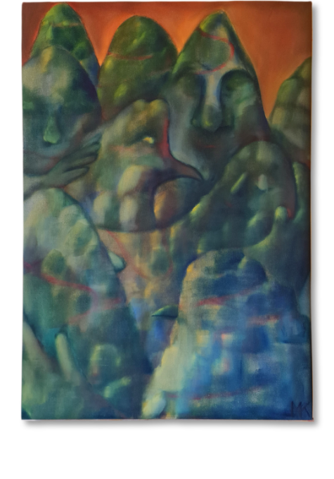Casa, 110x73xm, Olio su tela, Maija Greta Kaartama